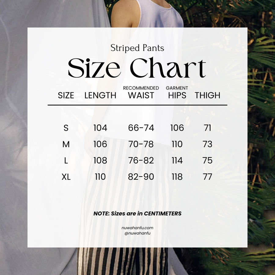 Qing Nian 青年 Youth Modernized Tang Dynasty Unisex Linen Striped Pants