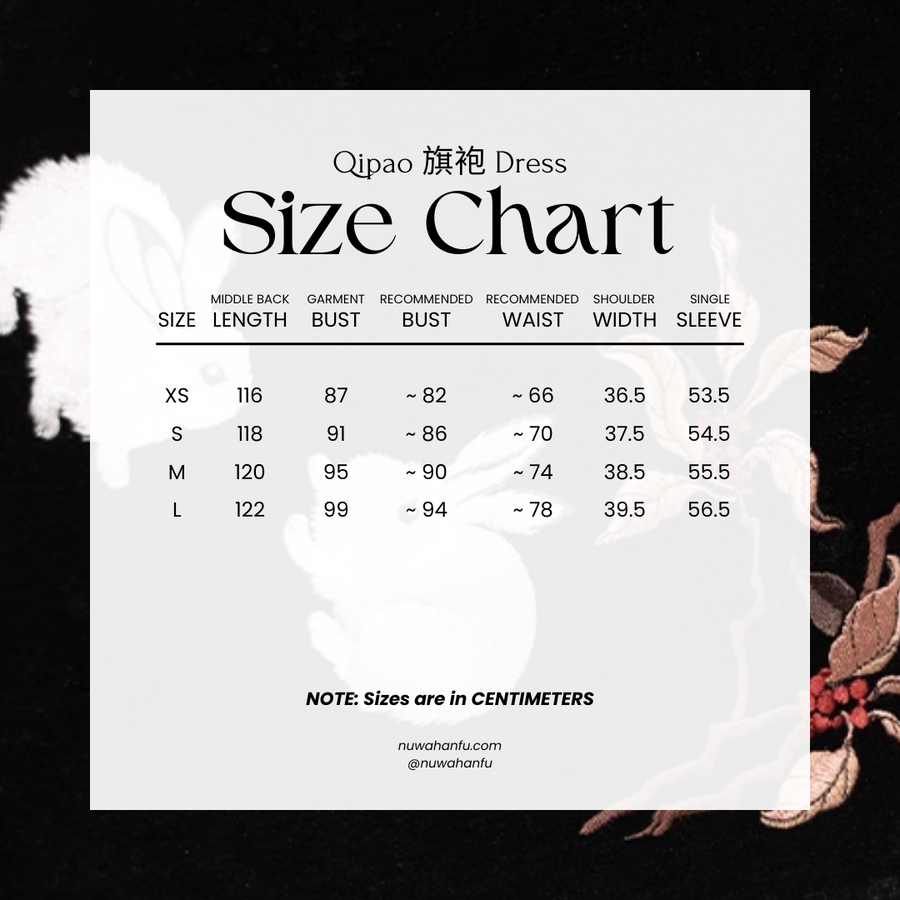 Kongshan Xungui 空山寻桂 Seeking Osmanthus Modern Embroidered Rabbit Long Sleeve Qipao & Fur Bijia Vest Set