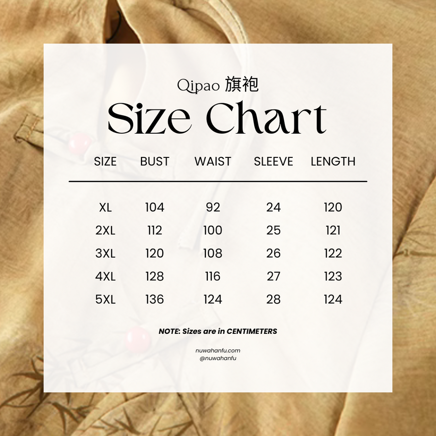 Feng Mi 蜂蜜 Honey Modernized Plus Size Retro Bamboo Qipao