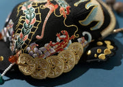 Qingwa 青蛙 Froggy Embroidered Mini Purse