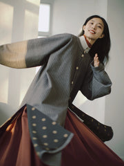 Duqian 度阡 Wandering Country Fields Modernized Ming Dynasty Yuanling Ao Coat