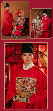 Haishang Yunjing 海上云镜 Royal Ming Men's Wedding Robe Deposit