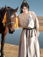 Yan Ge Xing 燕歌行 Double Layered Tang Dynasty Men's Yuanlingpao