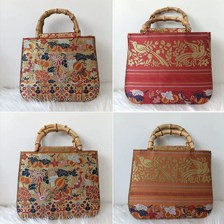 Nan Gua 南瓜 Pumpkin Bamboo Purse