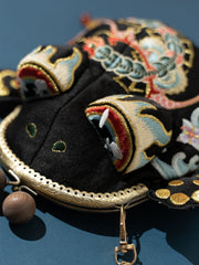 Qingwa 青蛙 Froggy Embroidered Mini Purse
