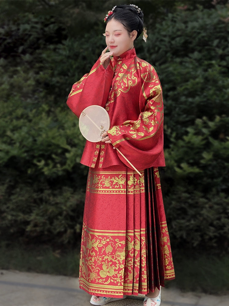 Taozi 桃子 Peach Ming Dynasty Plus Size Mamian Skirt
