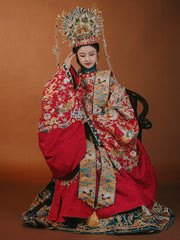 Changning 长宁 Royal Embroidered Ming Wedding Gown Yuanling Mamian Deposit
