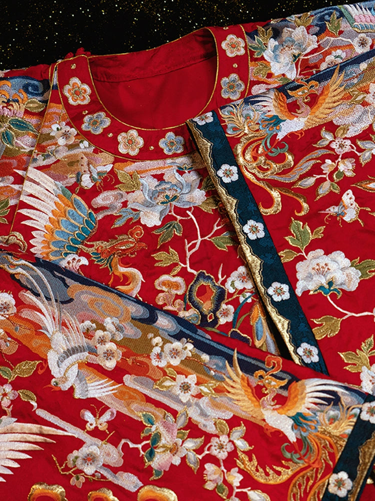 Changning 长宁 Royal Embroidered Ming Wedding Gown Yuanling Mamian Deposit
