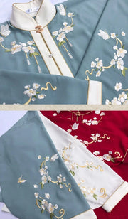 Liling Hudie 立领蝴蝶 Butterfly Standing Collar Plus Sized Ming Shirt