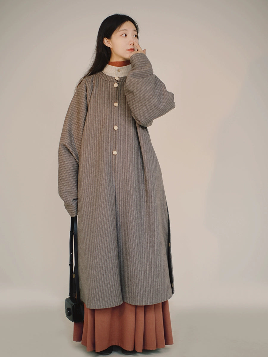 Duqian 度阡 Wandering Country Fields Modernized Ming Dynasty Yuanling Ao Coat