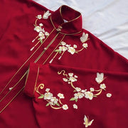 Liling Hudie 立领蝴蝶 Butterfly Standing Collar Plus Sized Ming Shirt