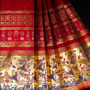 Mudan 牡丹 Peony & Pheasant Wedding Mamian Skirt