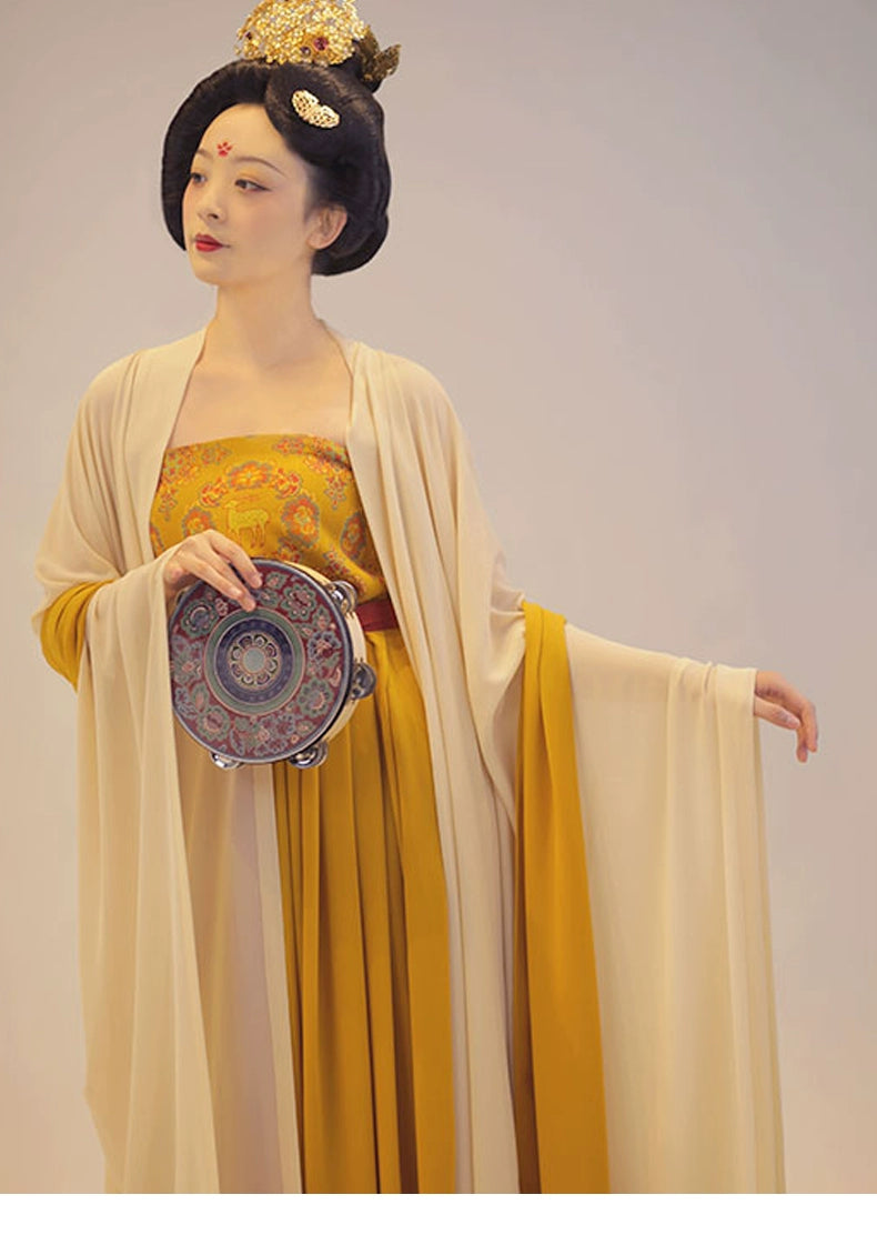 Yuegui 月桂 Laurel Heziqun Hand Dyed Tang Dynasty Set