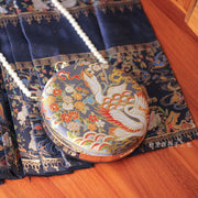 Jin Hé 金鹤 Golden Crane Hardshell Round Purse