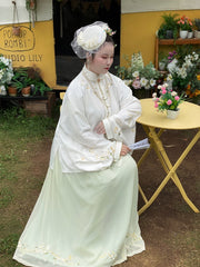 Liling Hudie 立领蝴蝶 Butterfly Standing Collar Plus Sized Ming Shirt