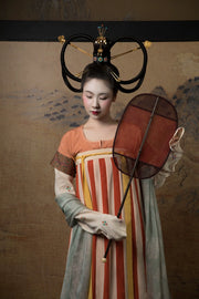 Gong 'E 宫娥 Palace Maid Early Tang Recreation Qixiong Ruqun