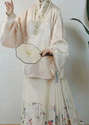 Ruohe 柔和 Ming Dynasty Jiaoling Pipa Sleeve Shirt