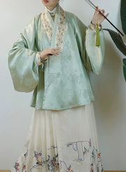 Ruohe 柔和 Ming Dynasty Jiaoling Pipa Sleeve Shirt