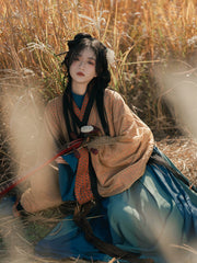 Guanju 關雎 Wei Jin Forest Nymph Ruqun Hanfu