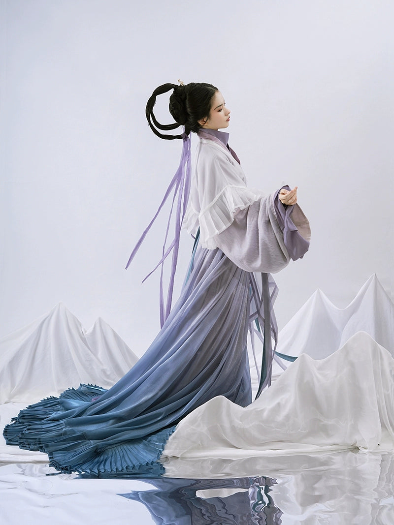 Luo Shen 洛神 River Goddess Wei Jin Zaju Chuishao Fu Swallow Tail & Flying Ribbon Recreation Set