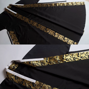 Siji Hua 四季花 Four Seasons of Flowers Ming Dynasty Duijin Changshan Parallel Panel Brocade Border Jacket