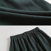 Ji Jian 极简 Minimalist Unisex Pure Cotton & Hemp Wide Straight Leg Pants