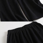 Ji Jian 极简 Minimalist Unisex Pure Cotton & Hemp Wide Straight Leg Pants