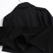 Wu Ji 无迹 Leave No Trace Song & Ming Unisex Cotton Linen Parallel Panel Long Cardigan