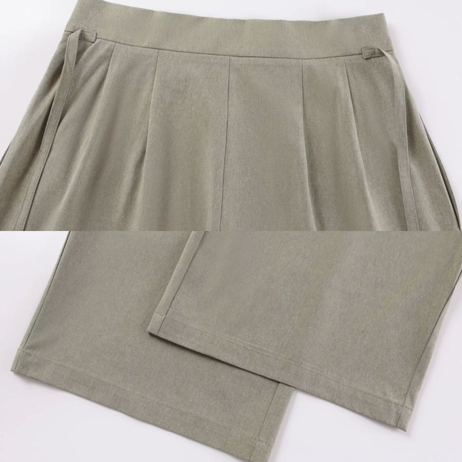 Yan 燕 Songbird Men's New Chinese Style Center Pleat Trousers