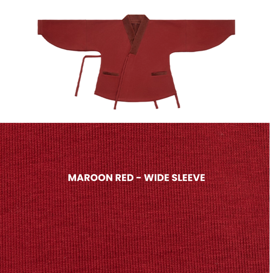 Reyan Rong 热岩绒 Hot Rock Fleece Modernized Ming Jiaoling Ao Cross Collar Jacket Collection