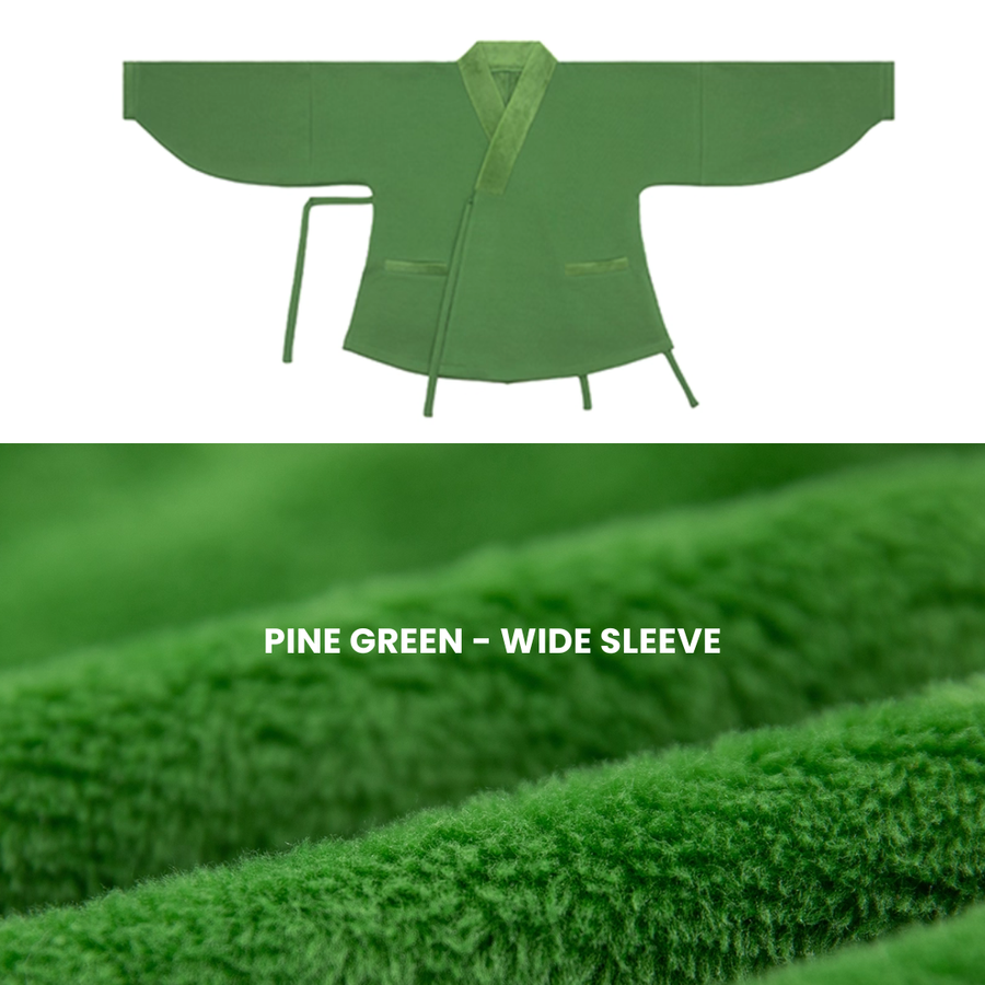 Reyan Rong 热岩绒 Hot Rock Fleece Modernized Ming Jiaoling Ao Cross Collar Jacket Collection