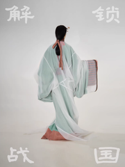 Shao Siming 少司命 God of Fate Warring States Period Restoration Unisex Zhiju Straight Hem Robe Set