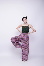 Gui Jia 龟甲 Tortoise Shell Unisex Tang Dynasty Pure Cotton Lantern Pants