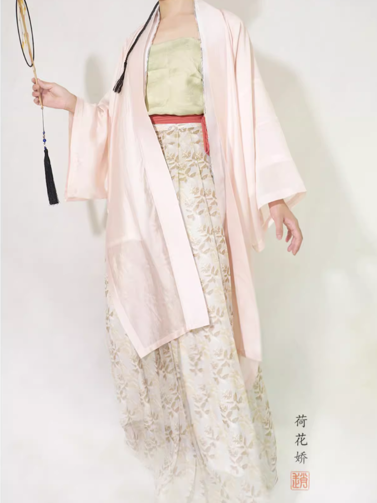 Hehua Jiao 荷花娇 Delicate Lotus Song Dynasty Multi Color Casual Changshan Long Tops