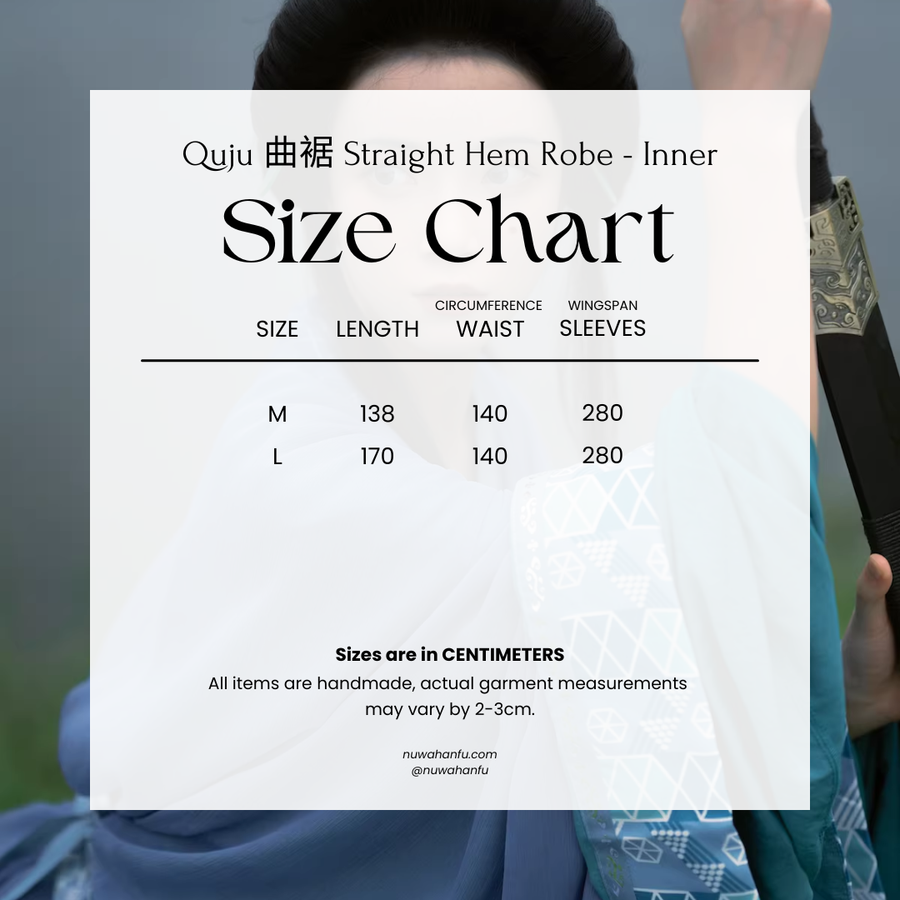 Cang Lang 沧浪 Vast Waves Modernized Warring States Zhiju Straight Hem Robe Set