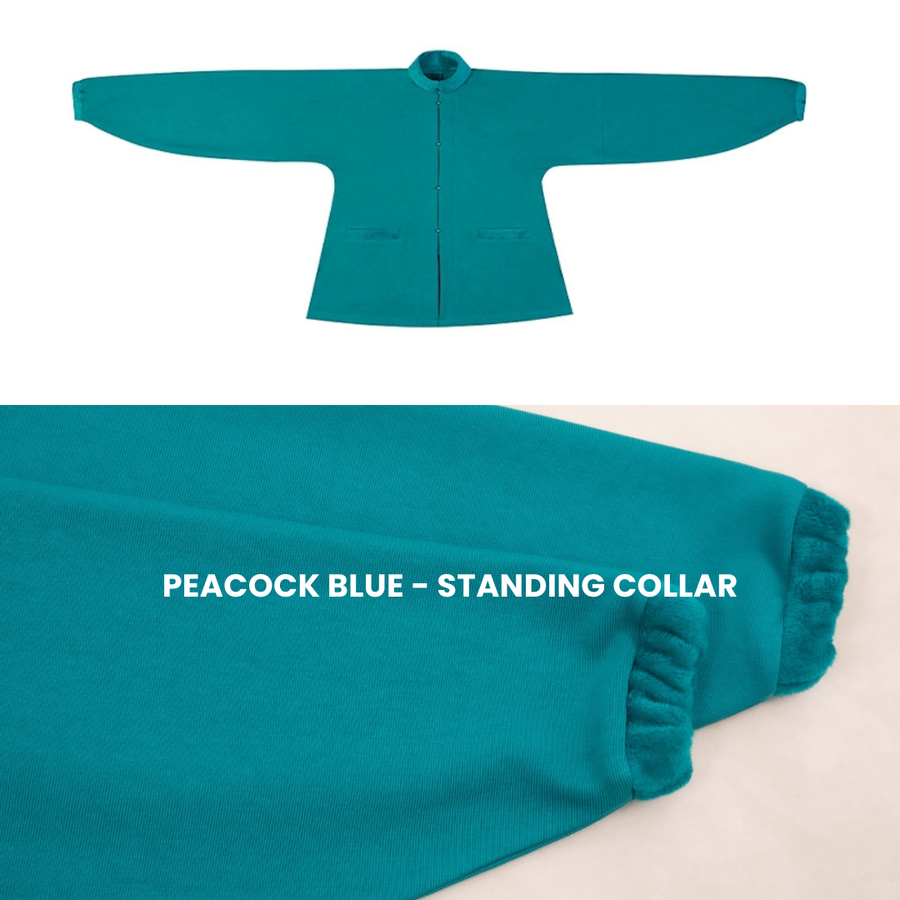 Reyan Rong 热岩绒 Hot Rock Fleece Modernized Ming Jiaoling Ao Cross Collar Jacket Collection