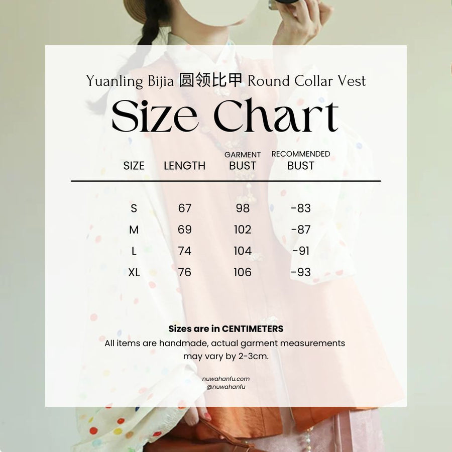 Zhao Munian 朝暮年Twilight Years Modernized Ming Dynasty Bijia Vest & Mamian Skirt Set