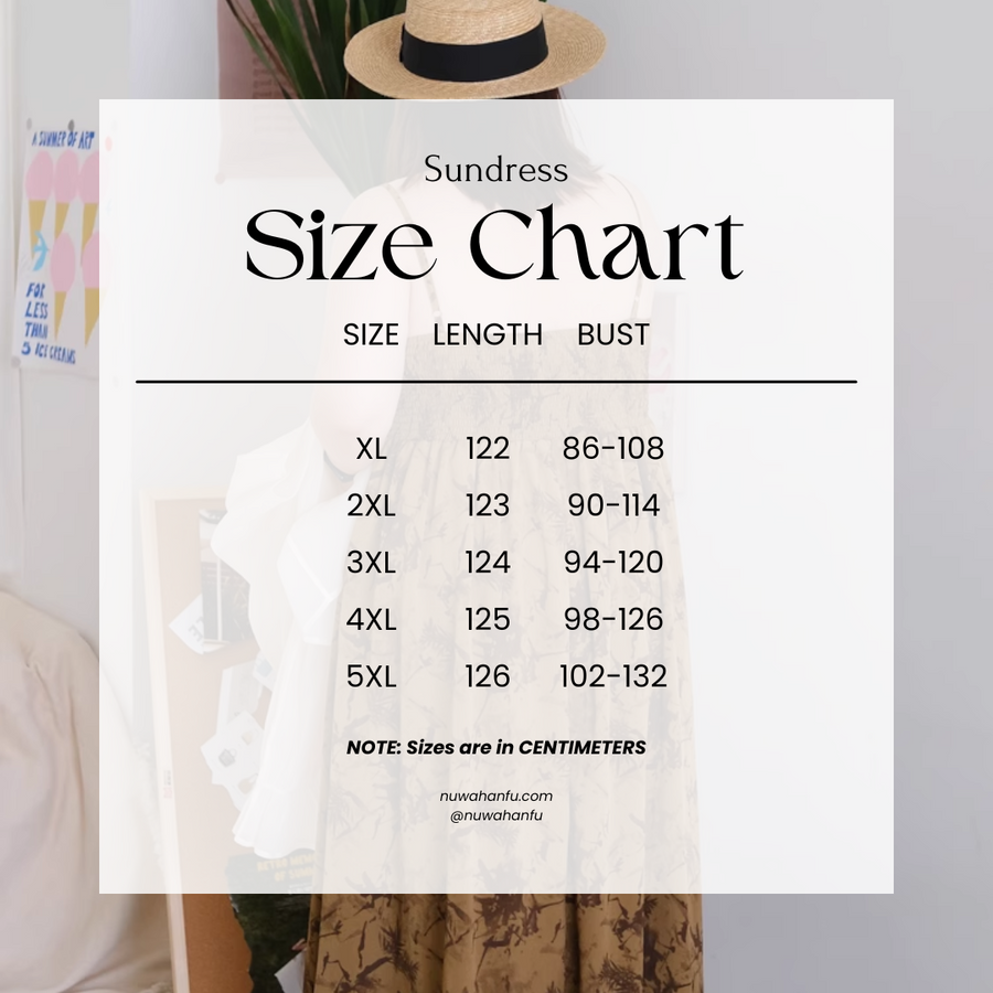 Ban Li 板栗 Chestnut New Chinese Style Plus Size Amber Sundress & Qipao Jacket Set