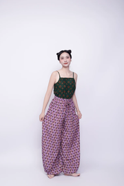 Gui Jia 龟甲 Tortoise Shell Unisex Tang Dynasty Pure Cotton Lantern Pants