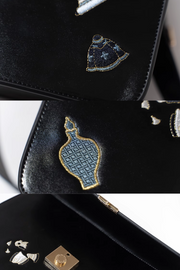 Pin Tu 拼图 Puzzle Pieces Embroidered Treasures Backpack Briefcase