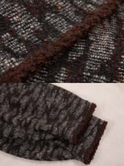 Shan Xu 山续 Continuing Mountains Modernized Ming Wool Blend Chang Ao Cross Collar Coat