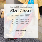 Caihong Tang 彩虹糖 Skittles Modernized Weijin Song Ru Tops & Wide Leg Trousers Set