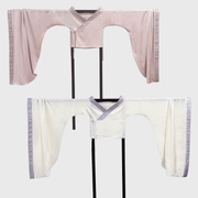 Zhu Zi 朱紫 Scarlet Wisteria Modernized Sui & Northern Southern Dynasty Guiyi Swallow Tail Ruqun Set