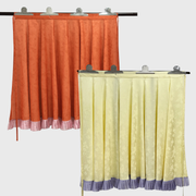 Zhu Zi 朱紫 Scarlet Wisteria Modernized Sui & Northern Southern Dynasty Guiyi Swallow Tail Ruqun Set