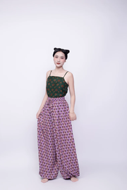 Gui Jia 龟甲 Tortoise Shell Unisex Tang Dynasty Pure Cotton Lantern Pants