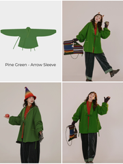 Reyan Rong 热岩绒 Hot Rock Fleece Modernized Ming Jiaoling Ao Cross Collar Jacket Collection