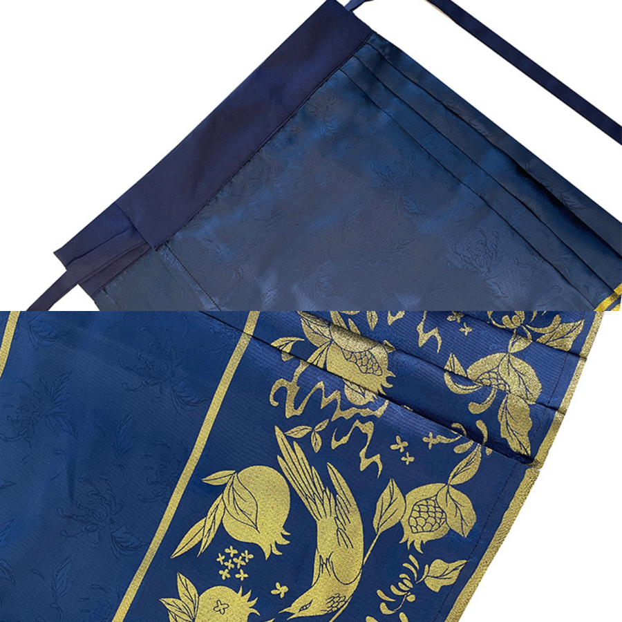 Hua Ling'er 花灵儿 Flower Spirit Ming Dynasty Plus Size Liling Standing Collar Top & Mamian Skirt