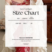Tumi 荼靡 Bitter Herb New Chinese Style Summer Mermaid Floral Dress & Lace Cardigan Set