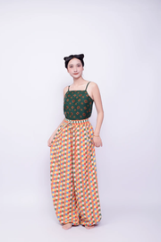 Gui Jia 龟甲 Tortoise Shell Unisex Tang Dynasty Pure Cotton Lantern Pants