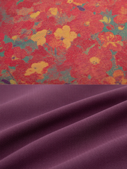 Song Chi 松弛 Relaxed Fit Modernized Ming Dynasty Padded Floral Duijin Ao Winter Coat & Deer Mamian Skirt Set